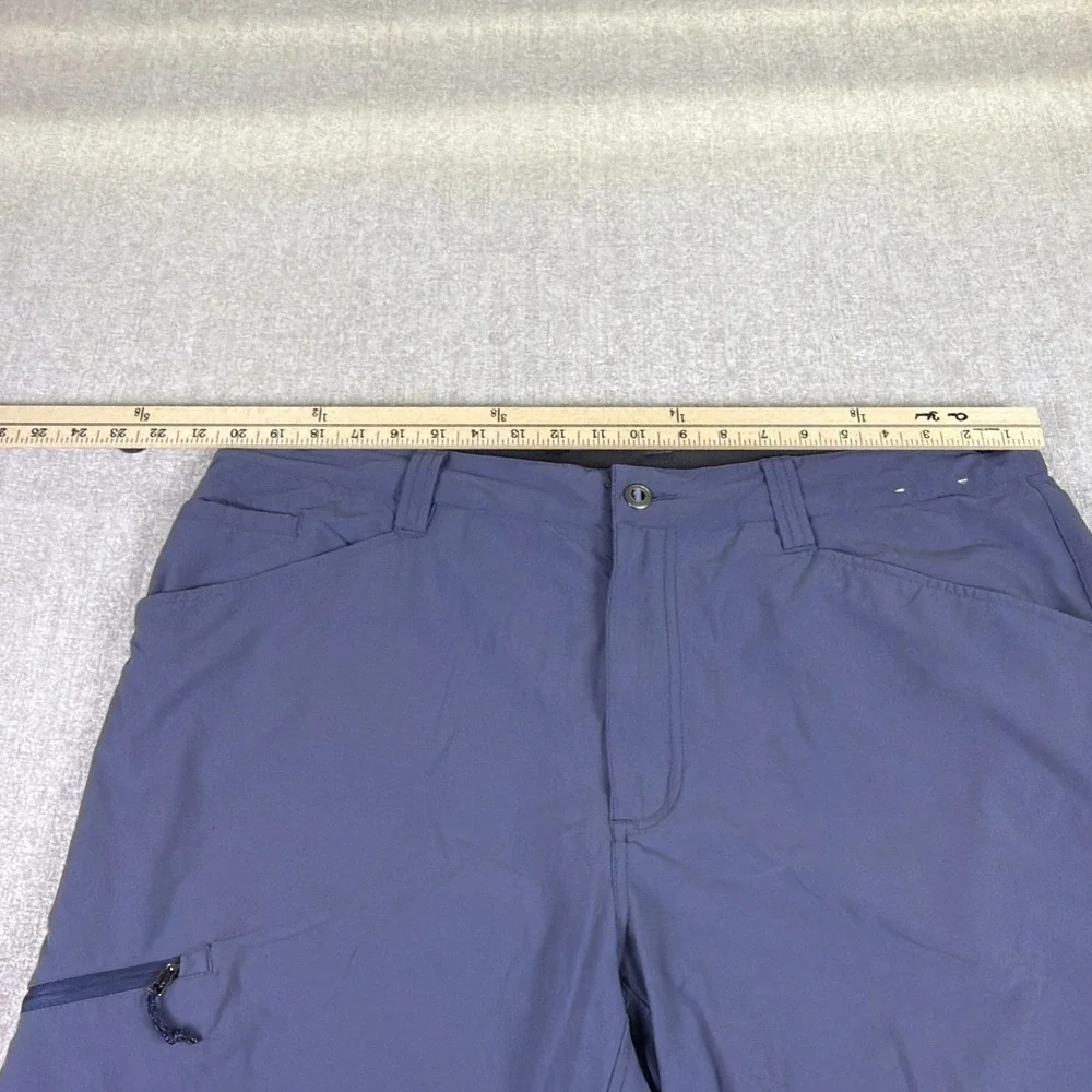Patagonia Quandary Shorts Men Size 40 Forge Grey Gray Zip Cargo Hiking outdoors